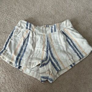 Rip Curl striped flowy shorts